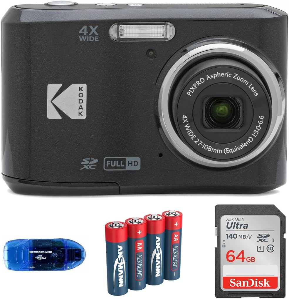 KODAK Pixpro FZ45 Digital Camera Bundle, Includes:...
