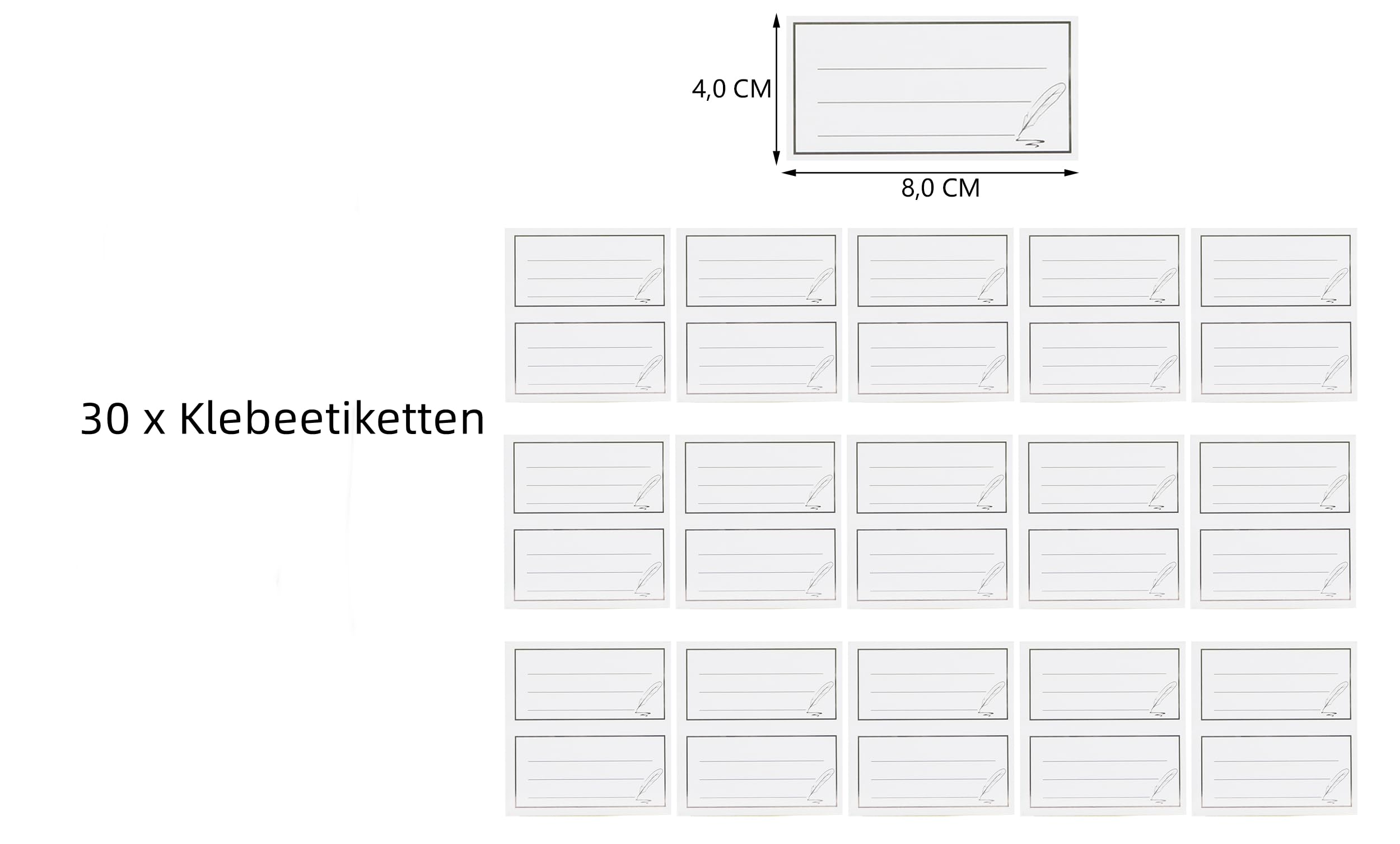 350 G/m² Dikke Documentenmap GBACHOOSE 120 Stück Klarsichthüllen A4