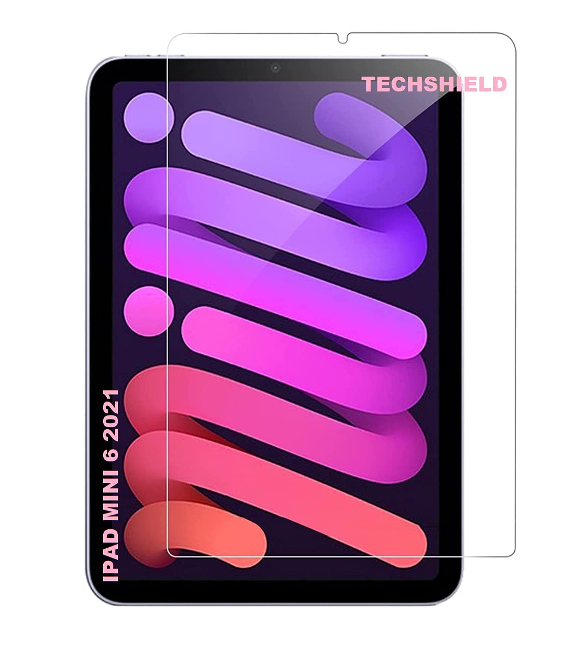 TECHSHIELD® Tempered Glass Screen Protector for iPad Mini 6 (2021) iPad Mini (2024)/ 6th Generation (A2568) (B09HH86G7G) Amazon Price History, Amazon Price Tracker