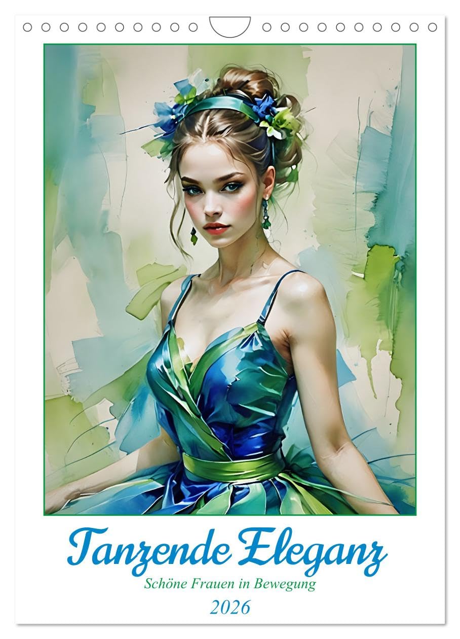 Dancing elegance UK-Version (Wall Calendar 2026 DIN A4 Portrait), CALVENDO 12 Month Wall Calendar — image 1