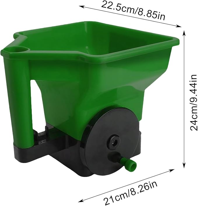 Handheld Spreader for Lawns | Hand-Powered Spreader | Handheld Lawn Spreaders for Grass Seed, Fertilizer, Salt, Ice Melt miniatura 5