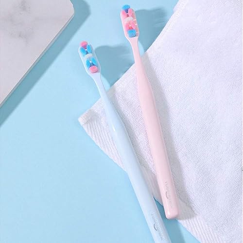 Miniatura 7 de ZUMAHA Cepillo de dientes suelto ultra suave para adultosembarazosjóvenes, cepillo de dientes manual con 10000 cerdas, paquete de 3 cepillos de