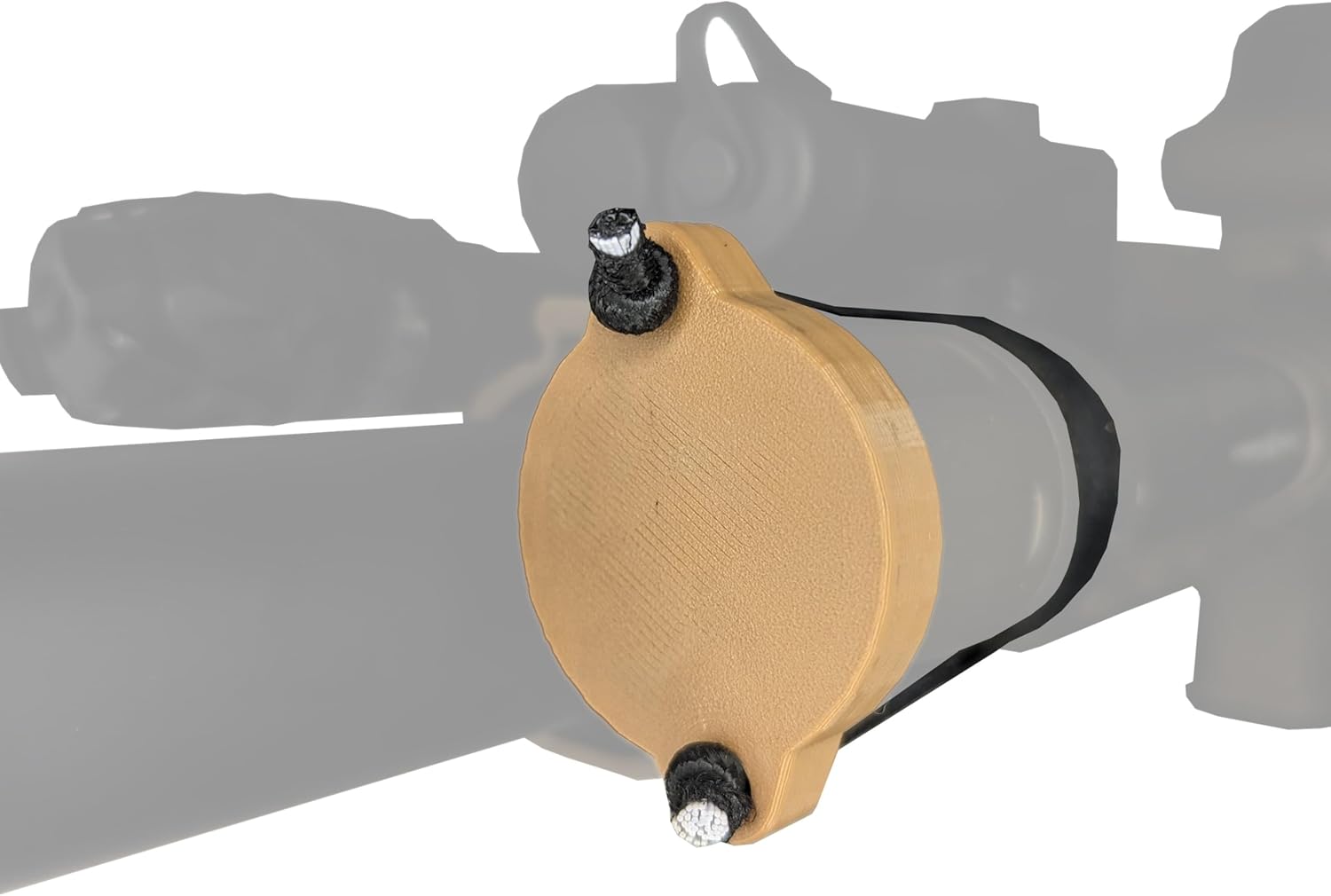 Hammy3DPrints Light Lens Cover for Weapon Mount Flashlights (Light Brown - Original, Holosun RAID)