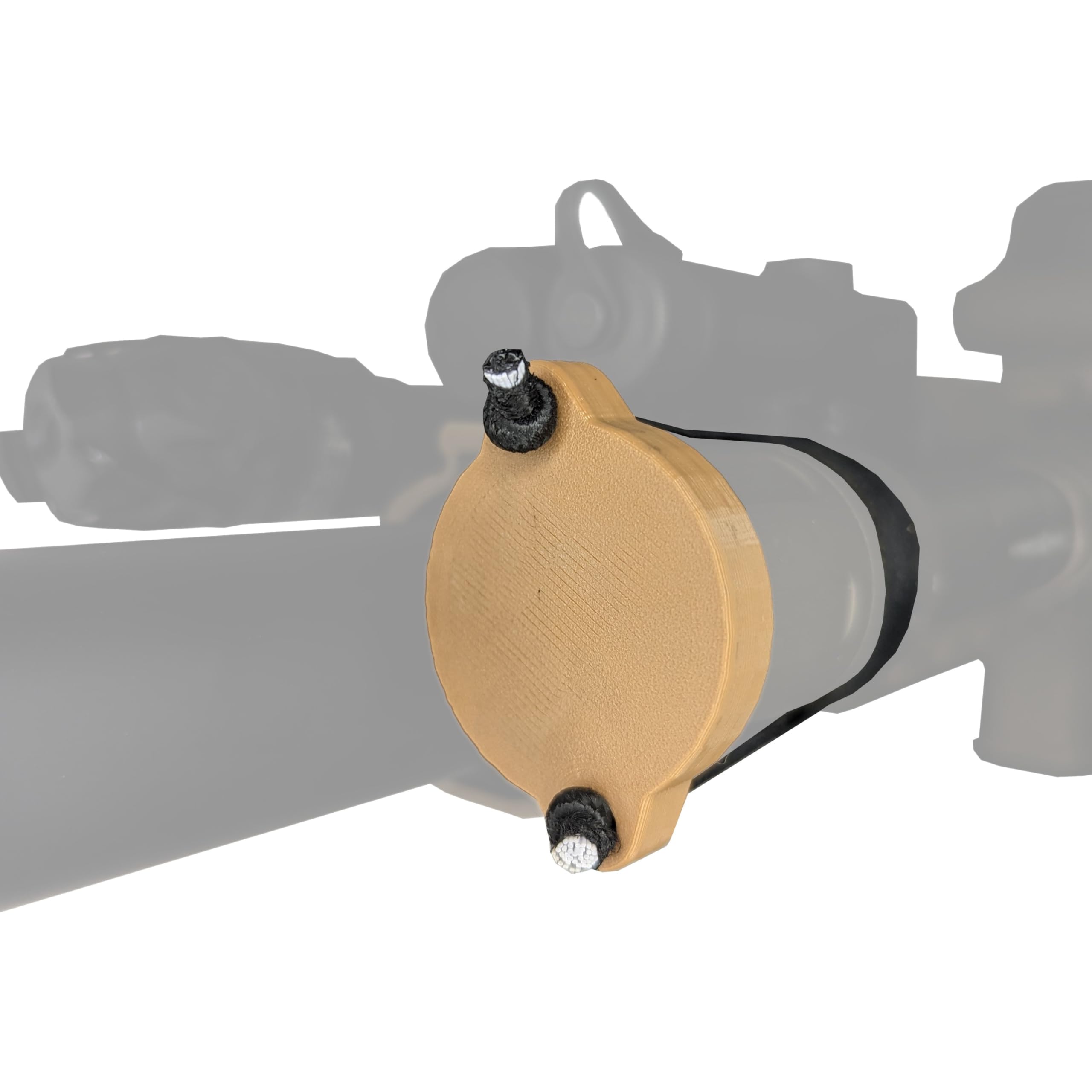 Hammy3DPrints Light Light/Lens Cover for Weapon Mounted Flashlights (Black - Original, Mod Lite Hog)