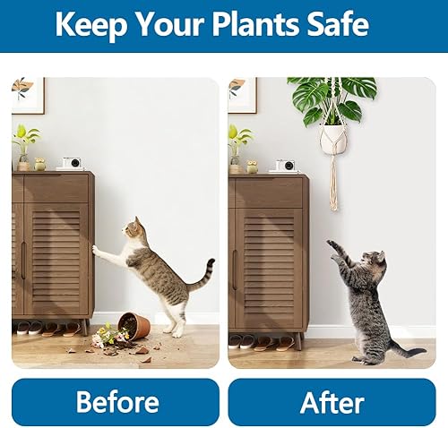 Miniatura 4 de Paquete de 2 colgadores de macramé para plantas colgantes para interiores y exteriores, cesta colgante de cuerda hecha a mano, soporte para plantas