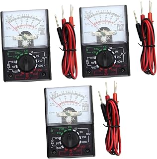 Angoily 3 Peças Testadores De Bateria Multímetro De Bolso Medidor De Da Bateria Voltímetro Multi Testador Multímetro De Alcance Automático Multímetro Lcd Testador De Resistência De