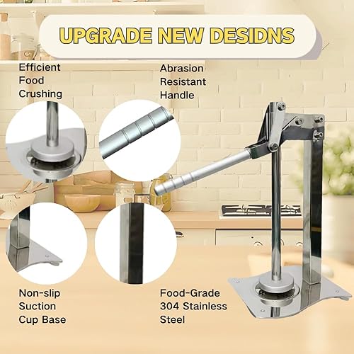 Miniatura 3 de Exprimidor de limón Exprimidor manual de acero inoxidable con mango de prensa Exprimidor de limón y lima Exprimidor de limón Trituradora de nueces