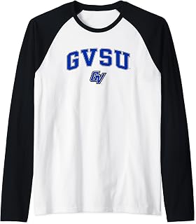 Grand Valley State Lakers Arch Over Officially Licensed Raglan Baseball Tee