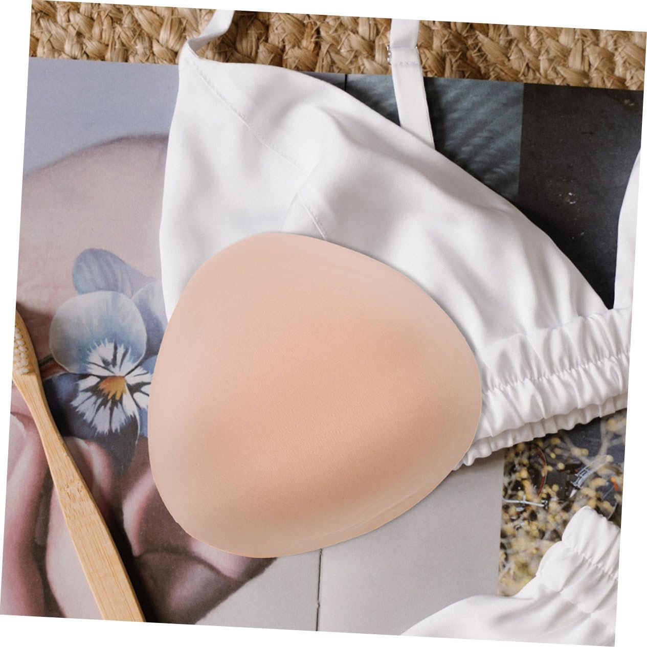 Triangular Sponge Prosthetic Breast Bra Breast Pad Sponge Pads for Women Prosthesis Bra Pads Sponge Bra