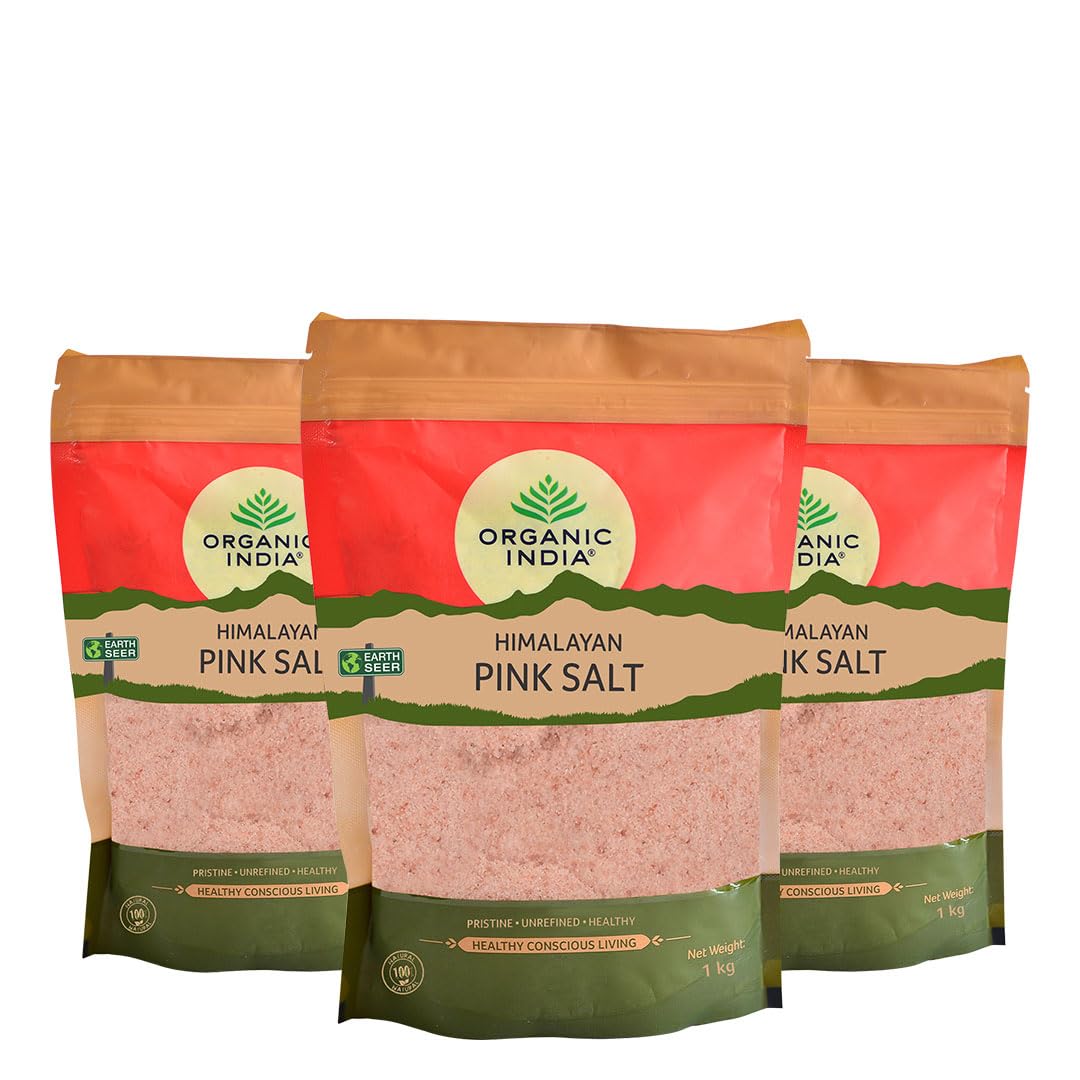 ORGANIC INDIA Himalayan Pink Rock Salt - 1Kg- (Pack of 3) (B08BTR9XG8) Amazon Price History, Amazon Price Tracker