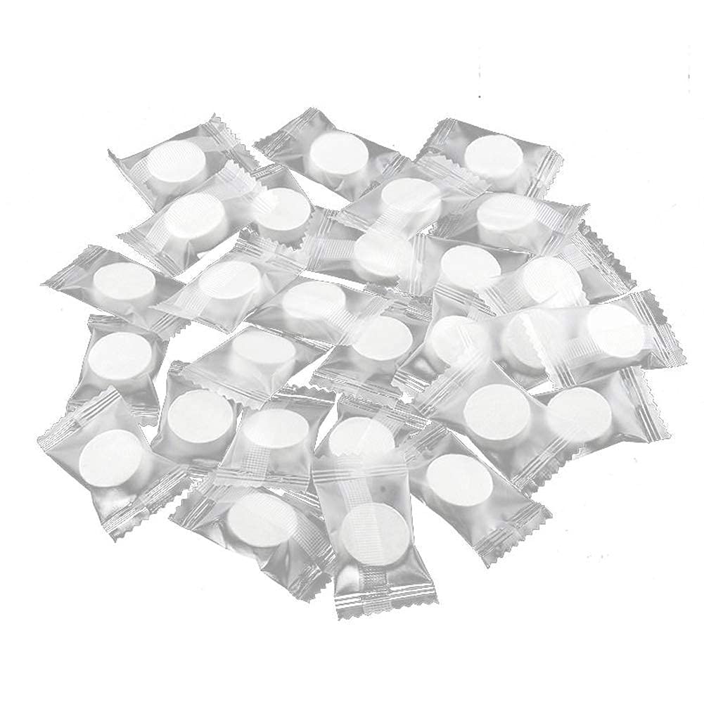 Luxansa Outdoor Travel Magic Compressed Tissue Disposable Towel/Tablet Coin Napkin Expands With Water Portable Face Care, Cleaning Wipes Mini Cotton Hand Towel ( Pack of 100 ), White