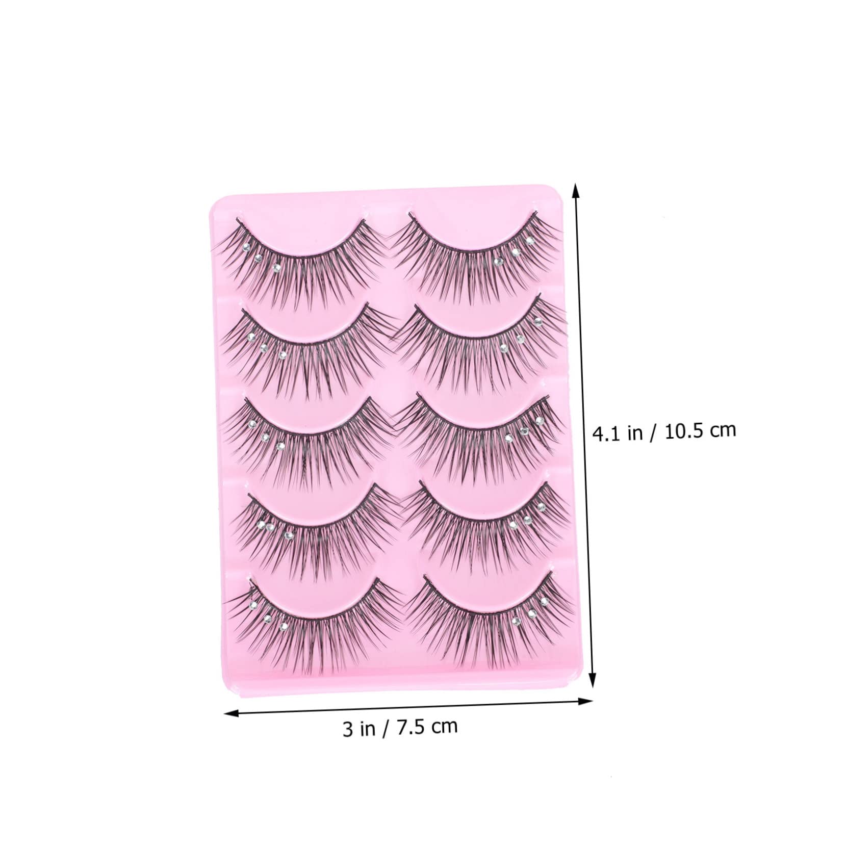 MAGICLULU Juego De 3 Pestañas Postizas Realistas De 10 Pares Para Mujer Maquillaje De Escenario Pestañas Naturales Negras