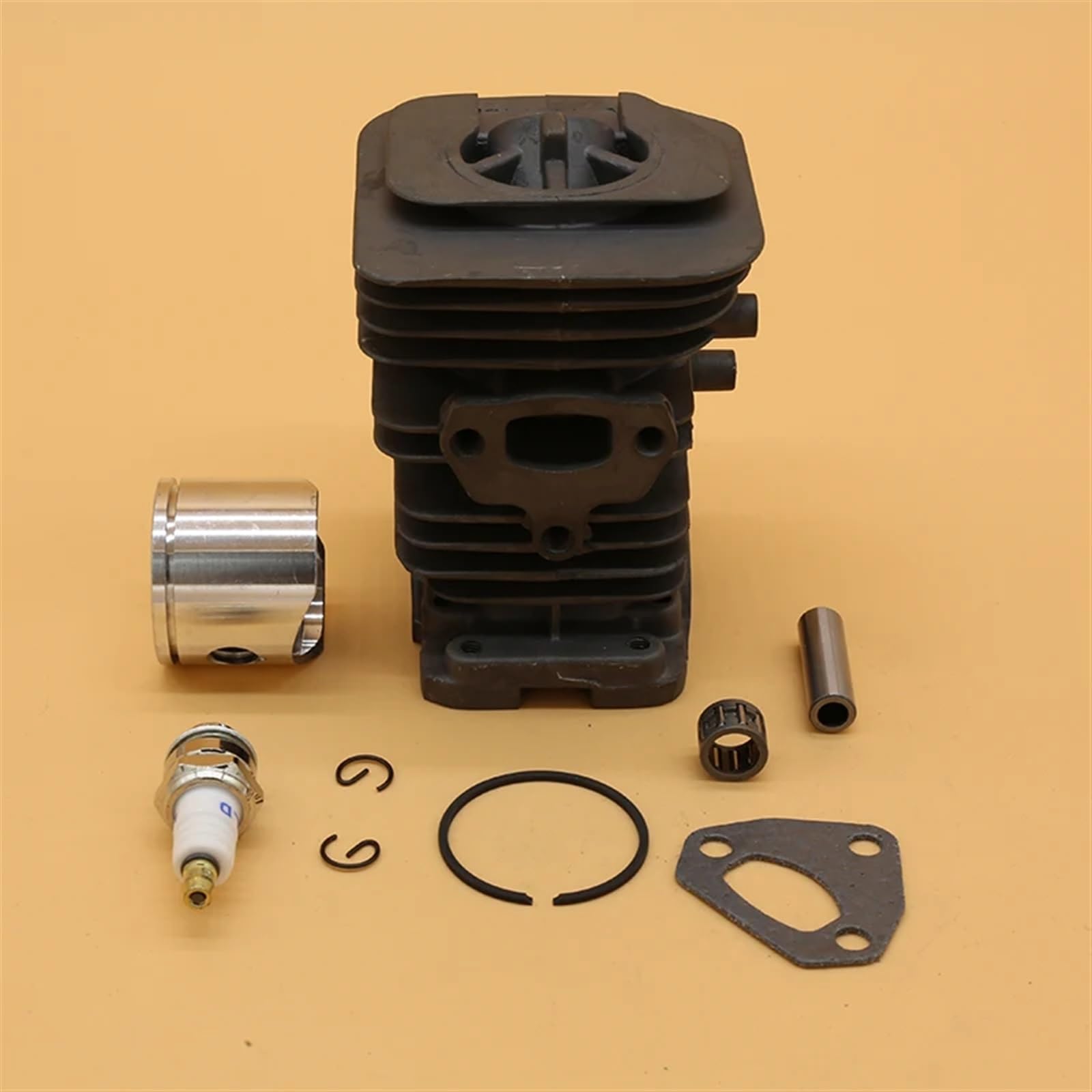 Zestaw uszczelek pierścienia tłokowego cylindra 38MM i 40MM, świecy zapłonowej, do Husqvarna, 142 141 137 136 Części zamienne do pił łańcuchowych ogrodowych Zestaw tłoków do maszyn ogrodowych(