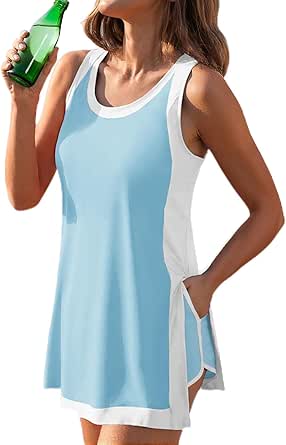 Summer Mae Womens Swimsuits Tankinis With Shorts Tummy Control Bathing Suit Two Piece Swimwear Top Green Bamboo Forest Size 22 Plus - View #5