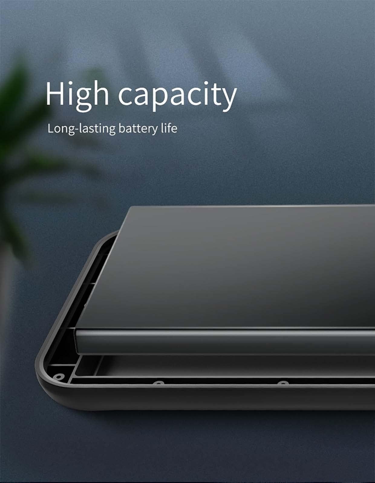 ELLENNE COVER BATTERIA per IPHONE 13 MINI 5.4" DA 6800mAh | RICARICABILE | COVER CON BATTERIA INTEGRATA COMPATIBILE PER IPHONE 13 MINI 5.4" DA 6800mAh BATTERY CASE CUSTODIA RICARICABILE SLIM SOTTILE