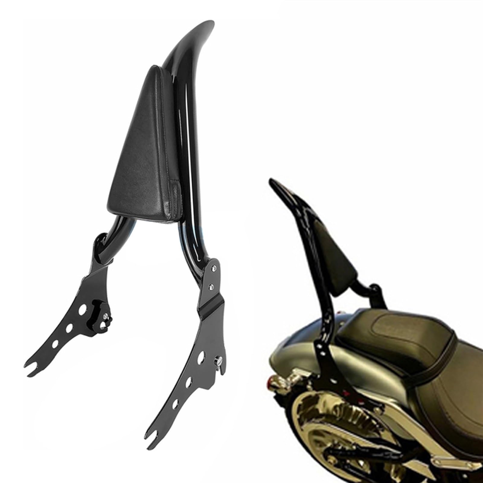 Sissy bar custom anti-fatigue pour dossier passager Harley Street Bob FXBB