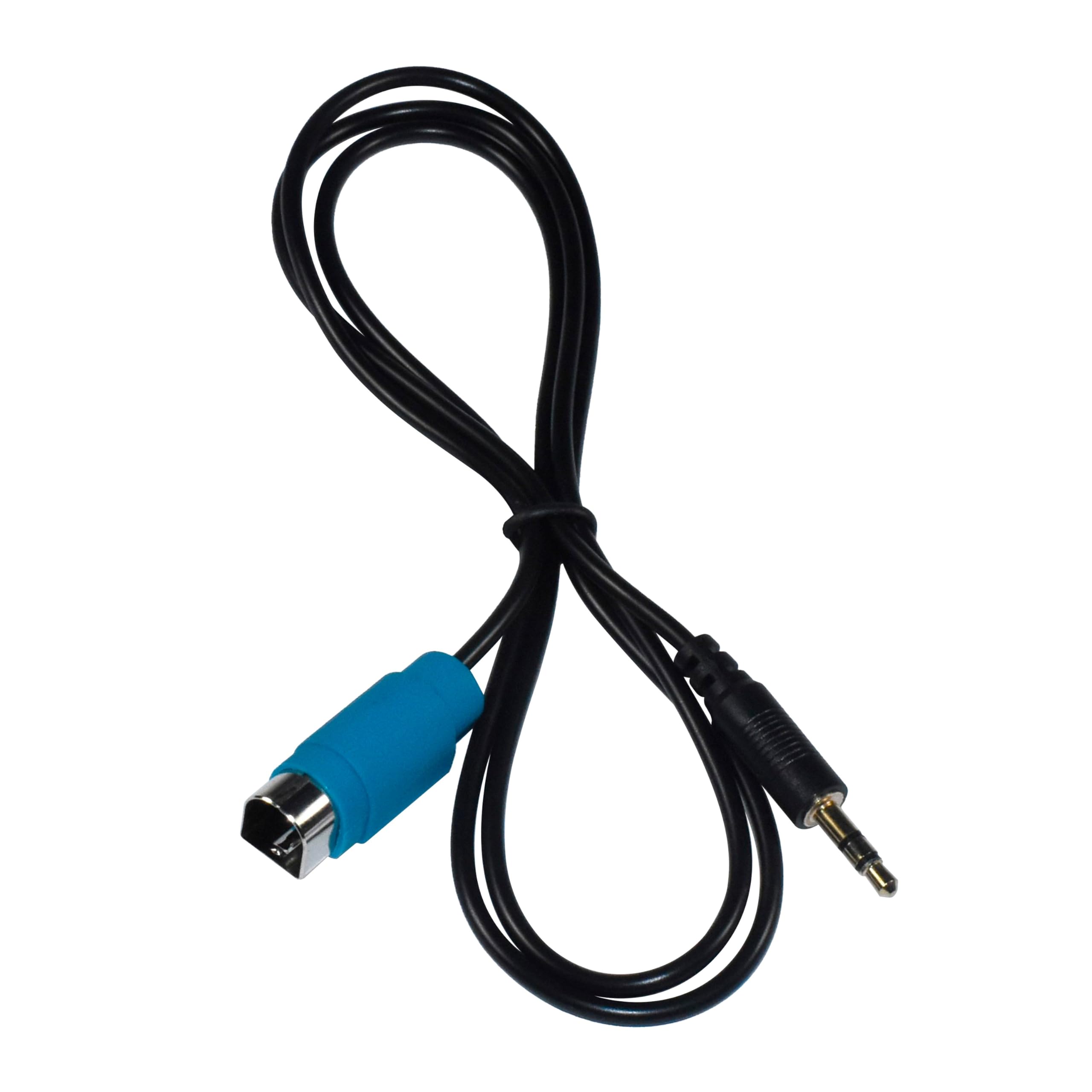 Cavo AUX Adattatore Per Alpine E JVC | Ingresso Jack 3.5mm Per Stereo CDA 7998R, 9830R, 9855R E Compatibili, Connettore Ai-net, Per IPod E Smartphone - copertina