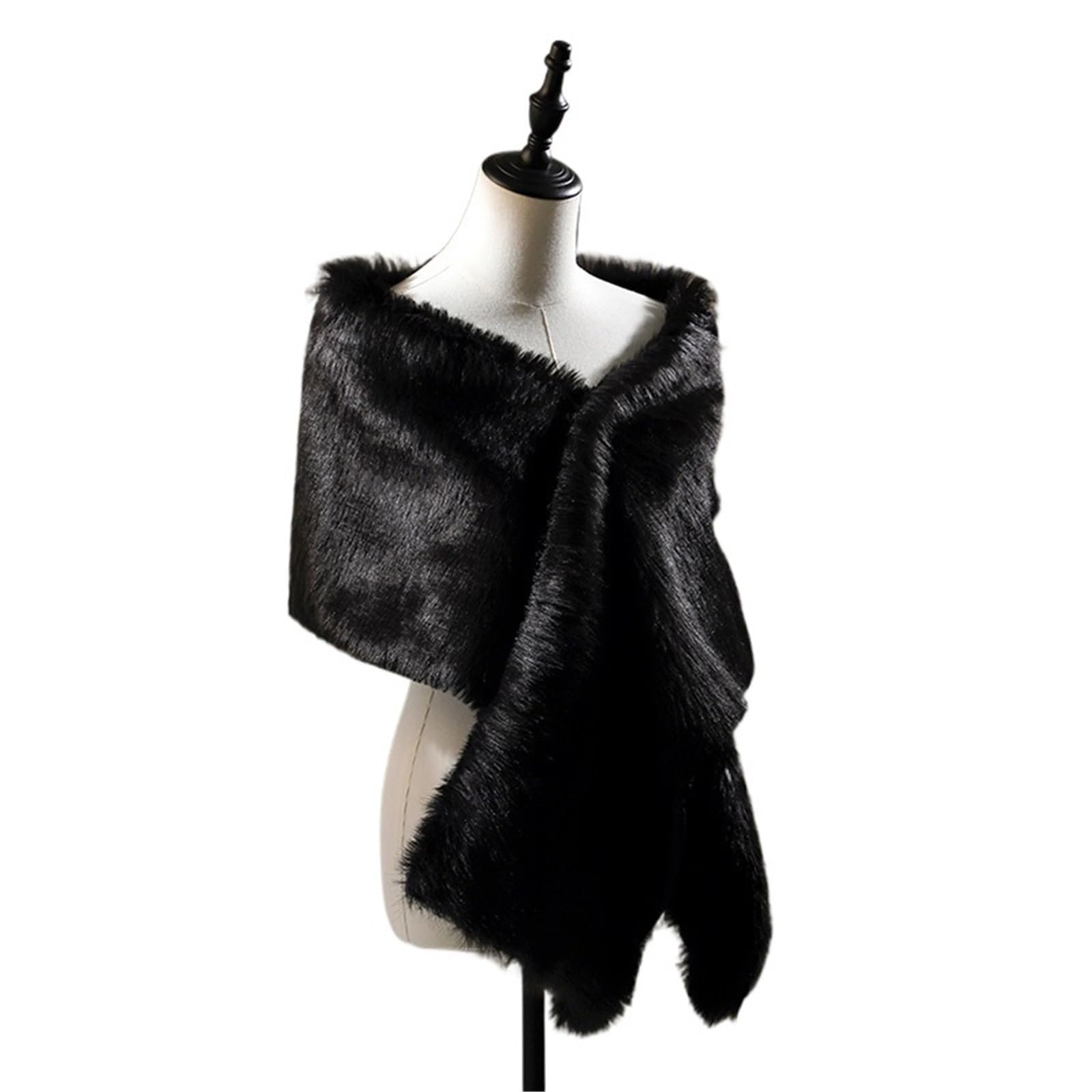 Chal nupcial, chaqueta de vestido boda y noche, capa a juego invierno Estola De Mujer