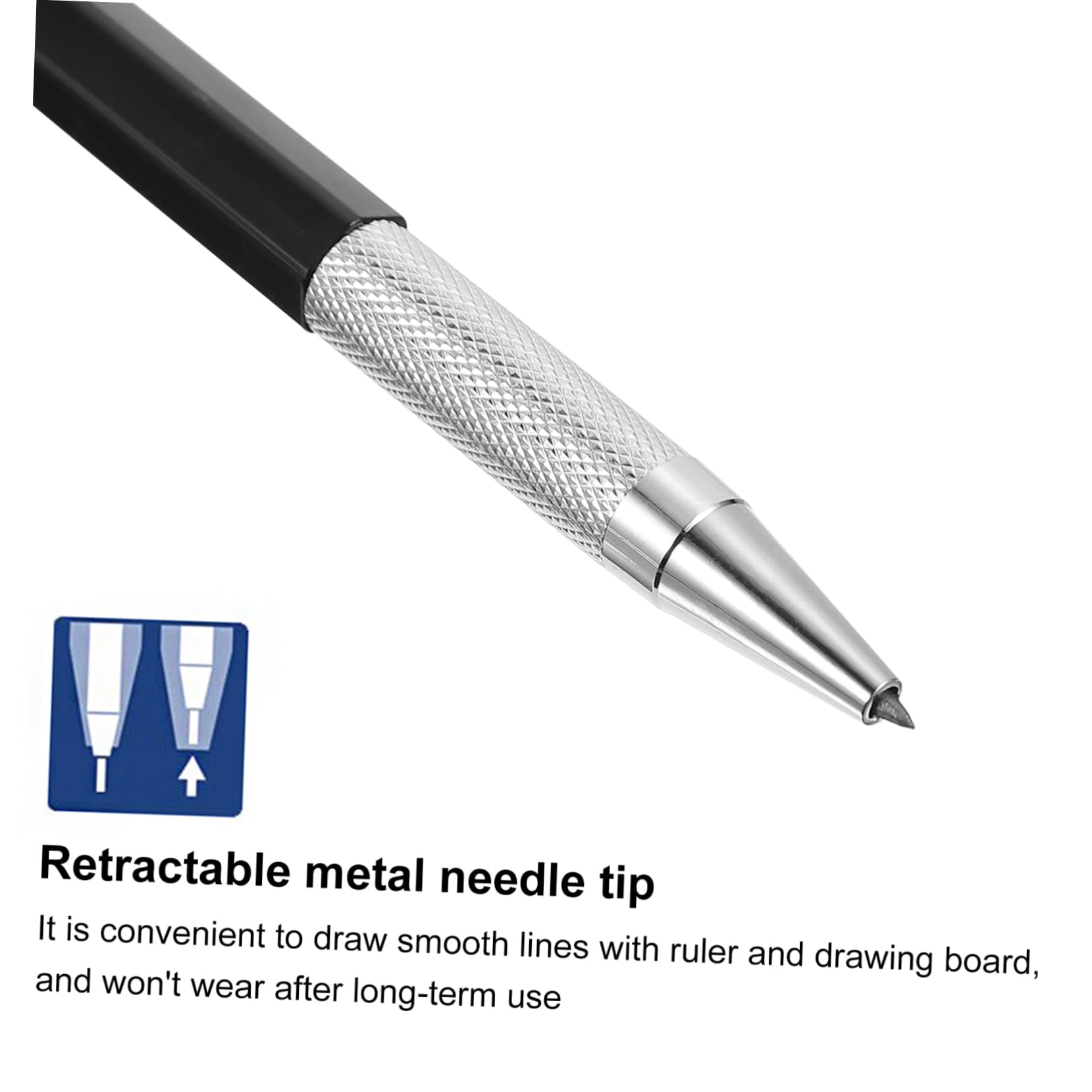 DOITOOL 6 Sätze Teiliges Set Druckbleistift für Zeichnen und Skizzieren Ergonomischer Mechanischer Bleistift mit Minen für Schule und Büro für Künstler und Schüler