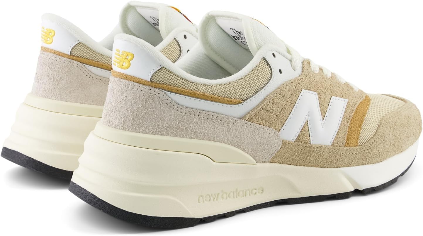 New Balance Classics 997R - Unisex Sneakers - Suede Upper - CUSH+ Insole - Cotton Lining - Rubber Outsole Dolce/Sandstone US Men's 4, Women's 5.5 D - Medium - Image 5