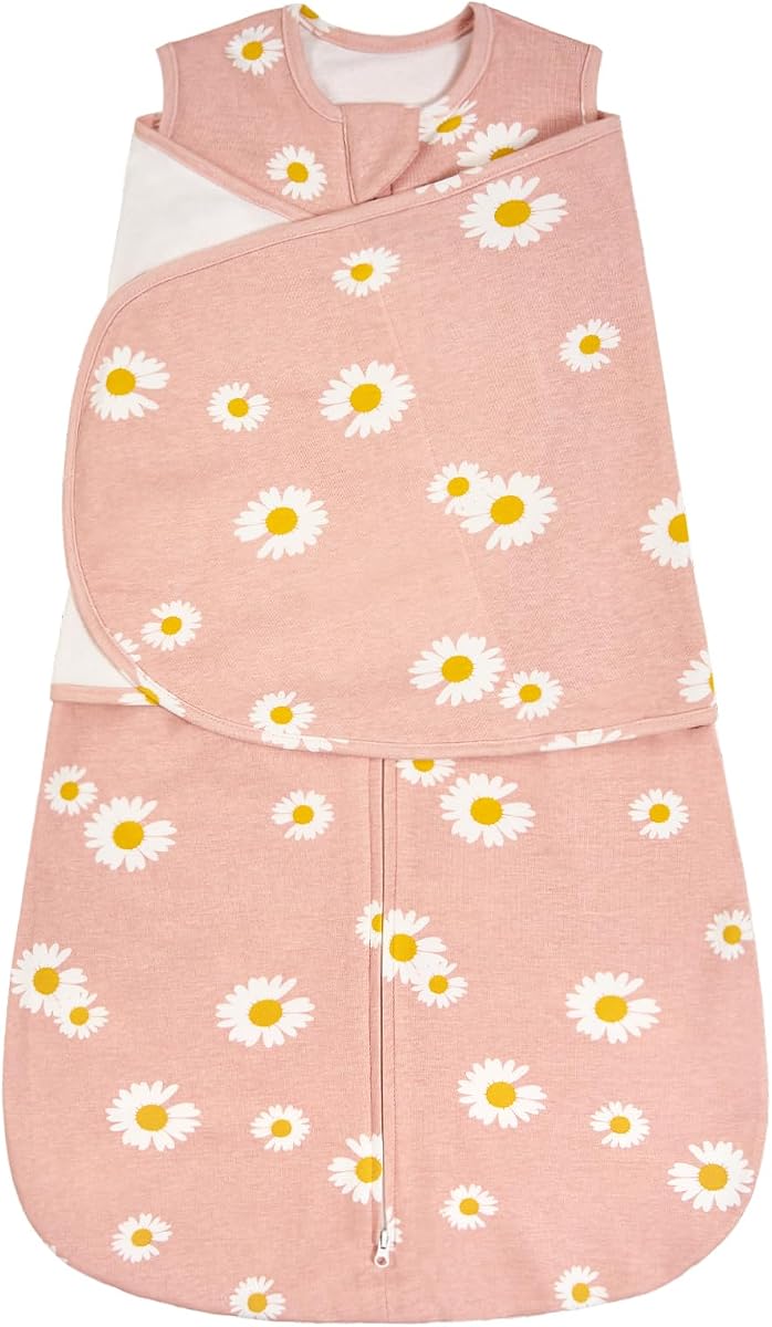 Baby Swaddle Sleep Sack, 1.0 TOG Sleep Sack Swaddles for Newborns & infant 6-12 Months 100% Cotton Baby Wearable Blanket for Newborn Registry Essentials