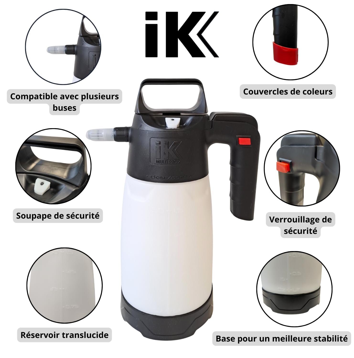 IK Goizper Multi Pro 2 - Pulvérisateur à Pression Professionnel, 8.16.71