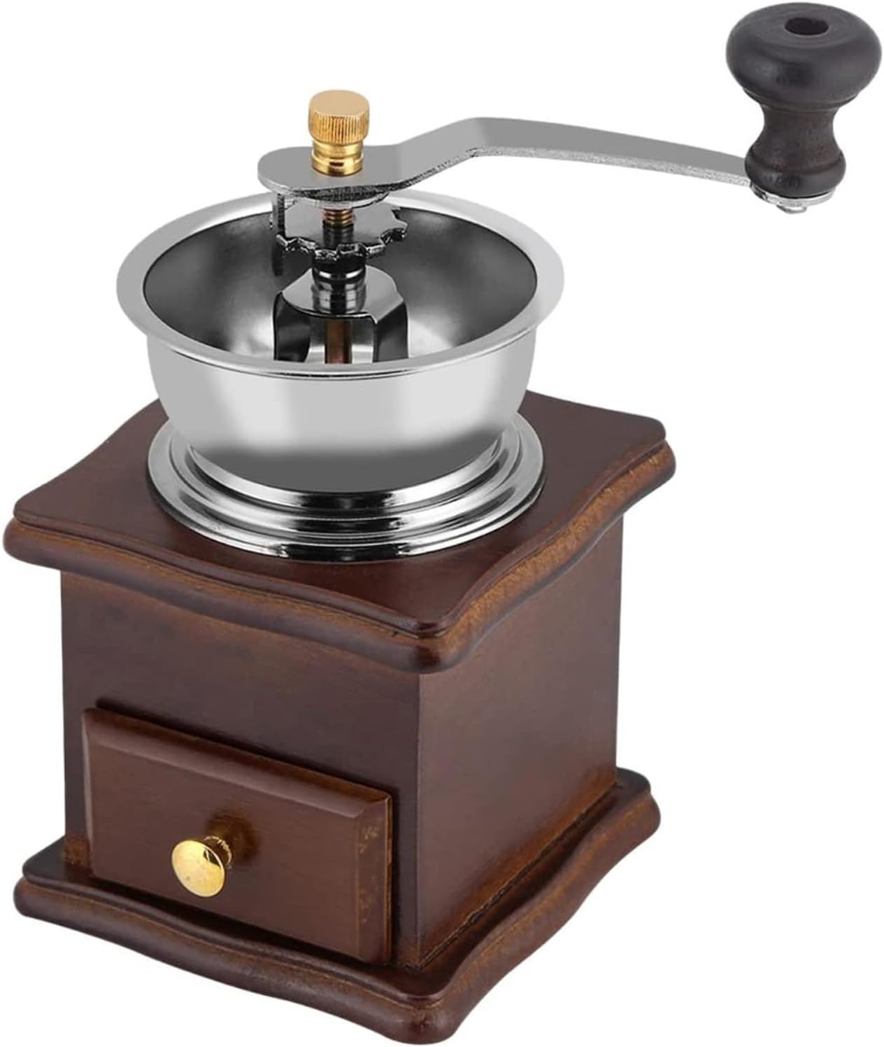 Akirakoki Manuelle Kaffeemühle Aus Holz Mit Gussei Produktbild-Vorschau 6