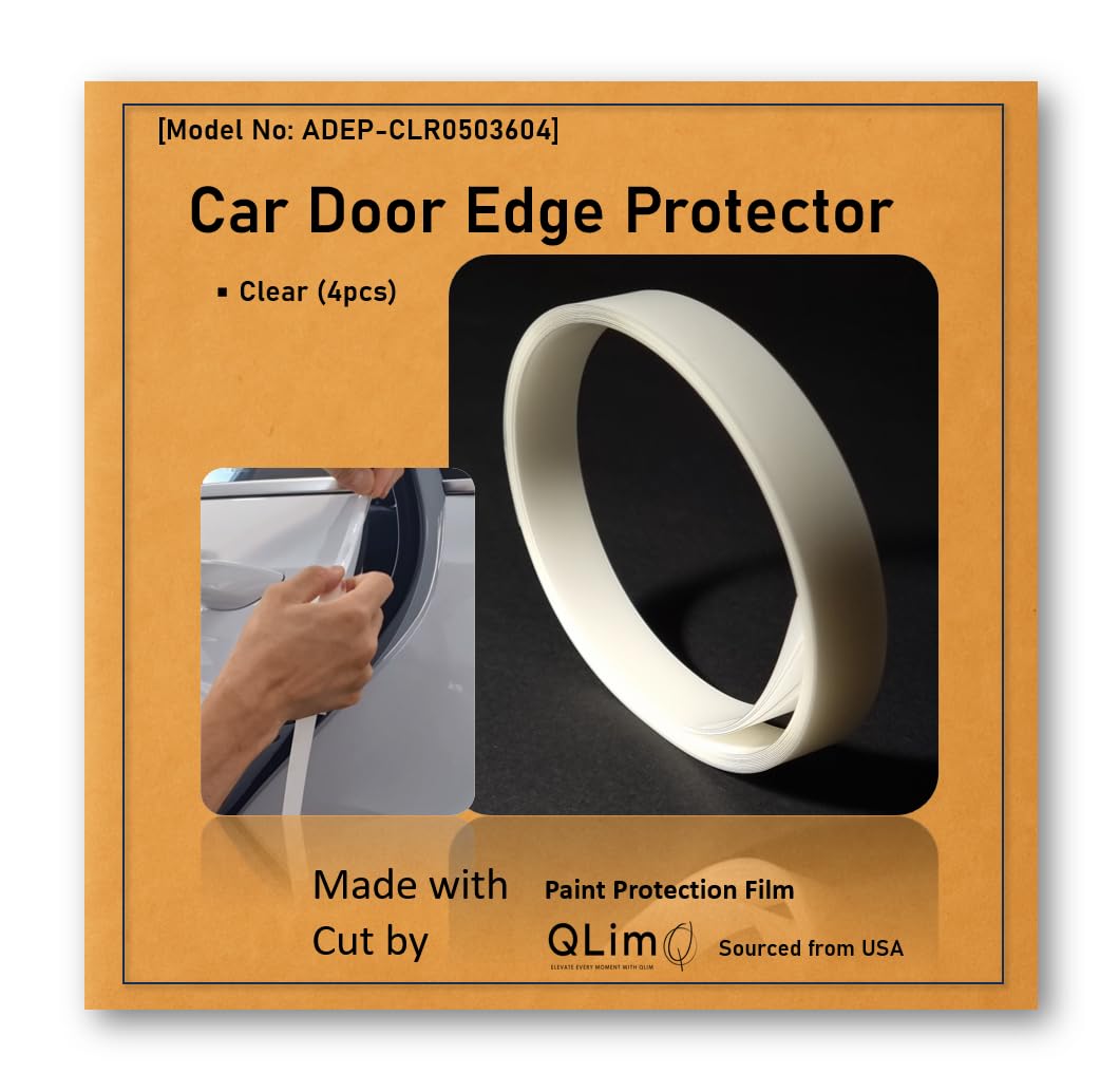 3M-4doors Car Door Edge/Entry Protector/Sticker/Guard, 3M-PPF(Paint Protection Film), Clear(Transparent), Anti Scratch, Universal Fit for Most Cars (Clear 0.5inx36in /4strips)