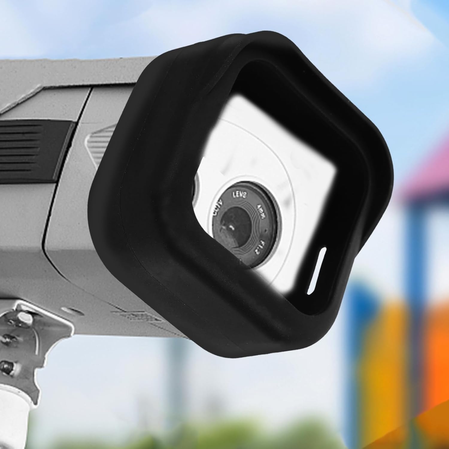 TEHAUX 12pcs Weatherproof Camera Rain Cover Outdoor Blink Camera Cover and Sunshade for Security