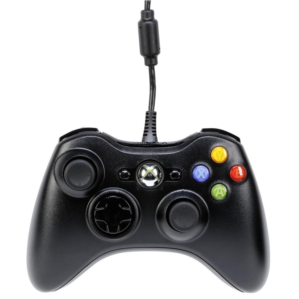 Microsoft Manette filaire pour Xbox 360/PC Noir
