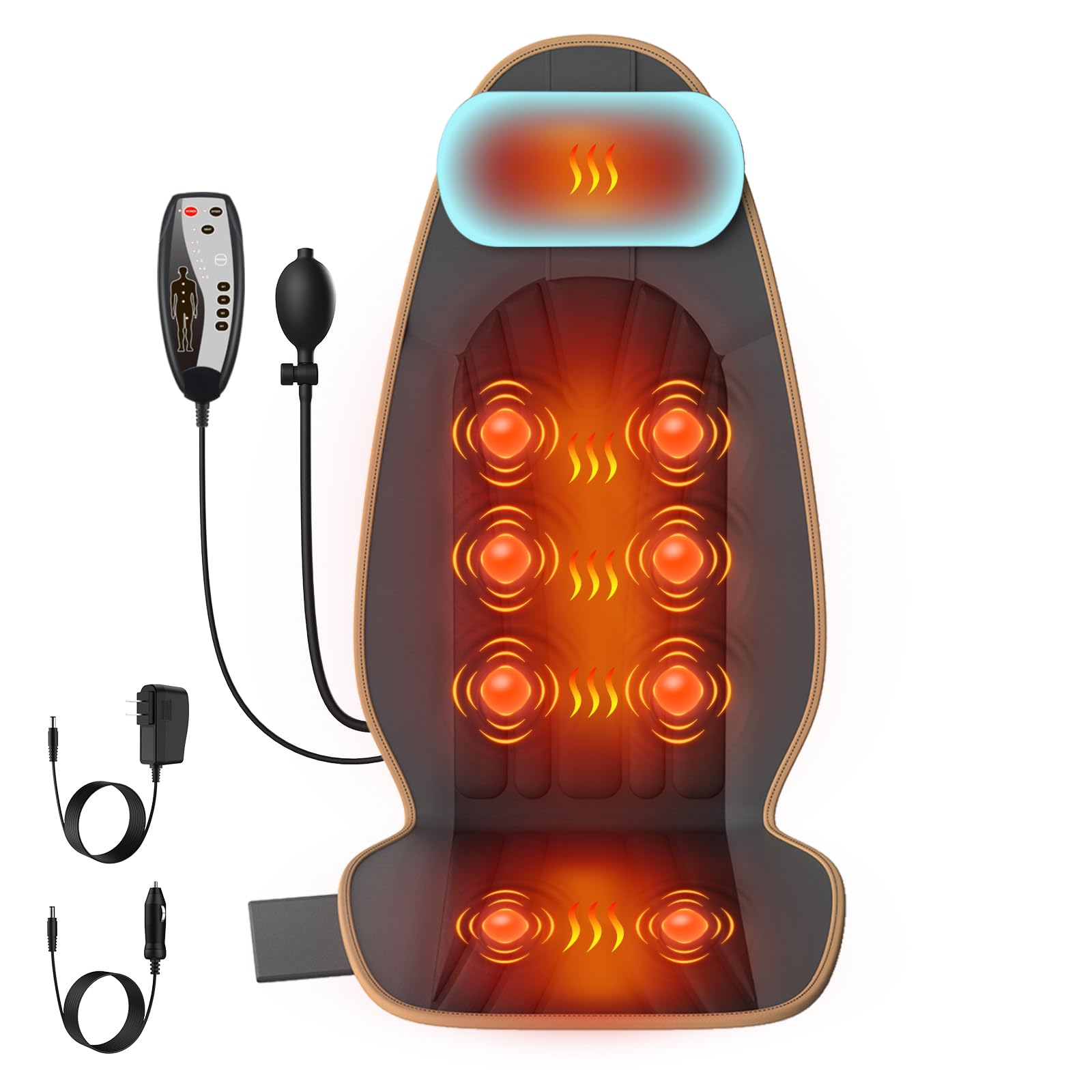 Sotion Back Massager for Chair with Heat
