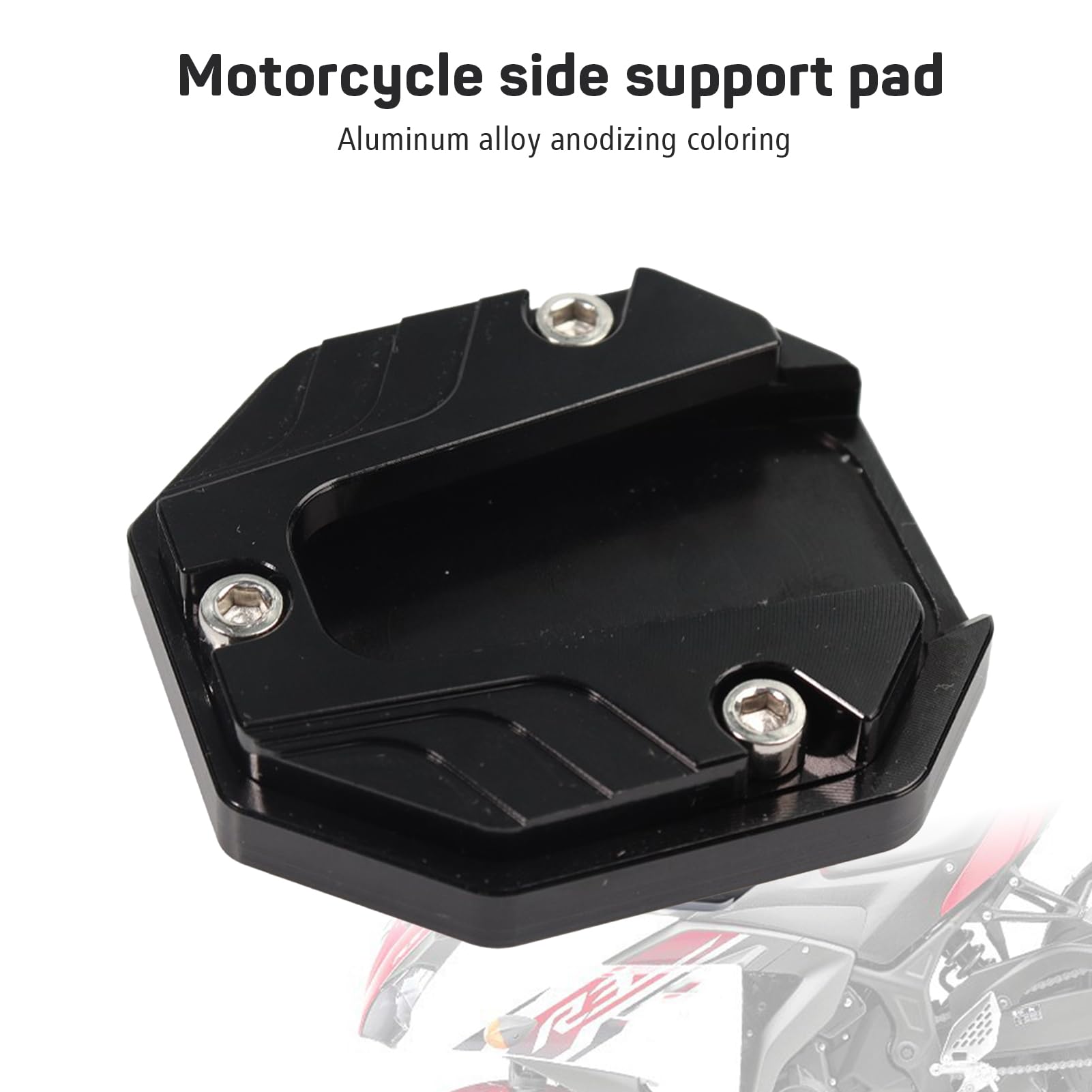 Béquille En Alliage D'aluminium Pour Trottinette électrique G2/G3 – Support Stable, Design Compact, Noir
