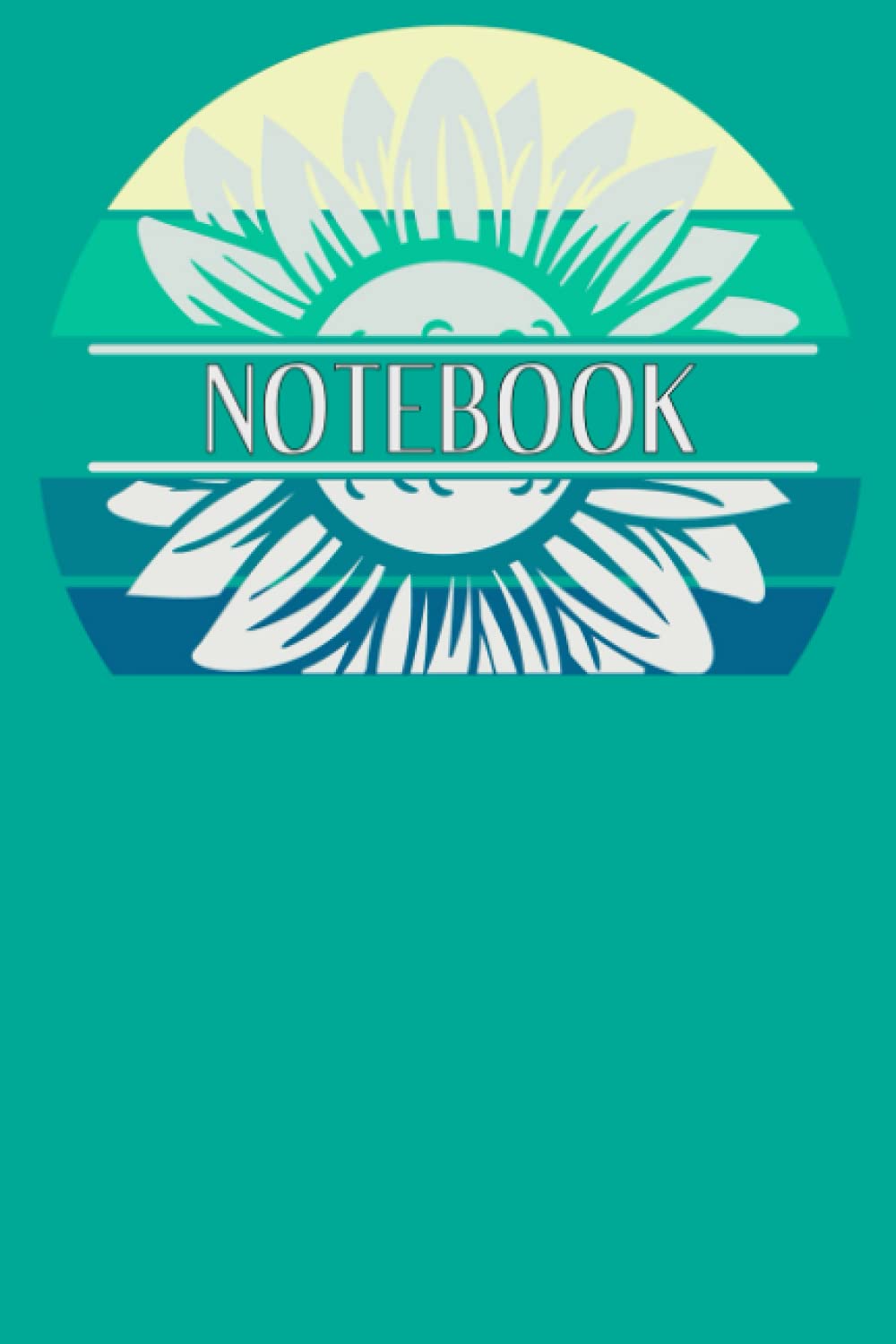 Notebook - Retro Flower Sketchbook - 720 Pages