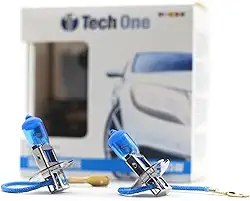 PAR LAMPADAS SUPER BRANCAS H3 8500K 55W TECH ONE