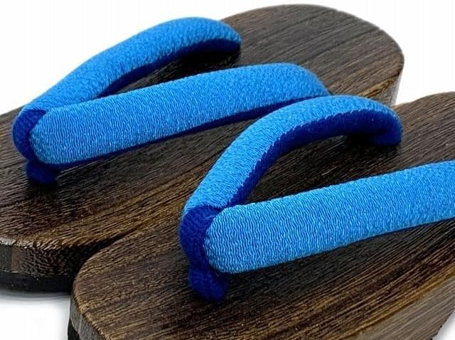 子供 下駄 男の子 女の子兼用 21.0cm「水色」G210-2425 wt.125