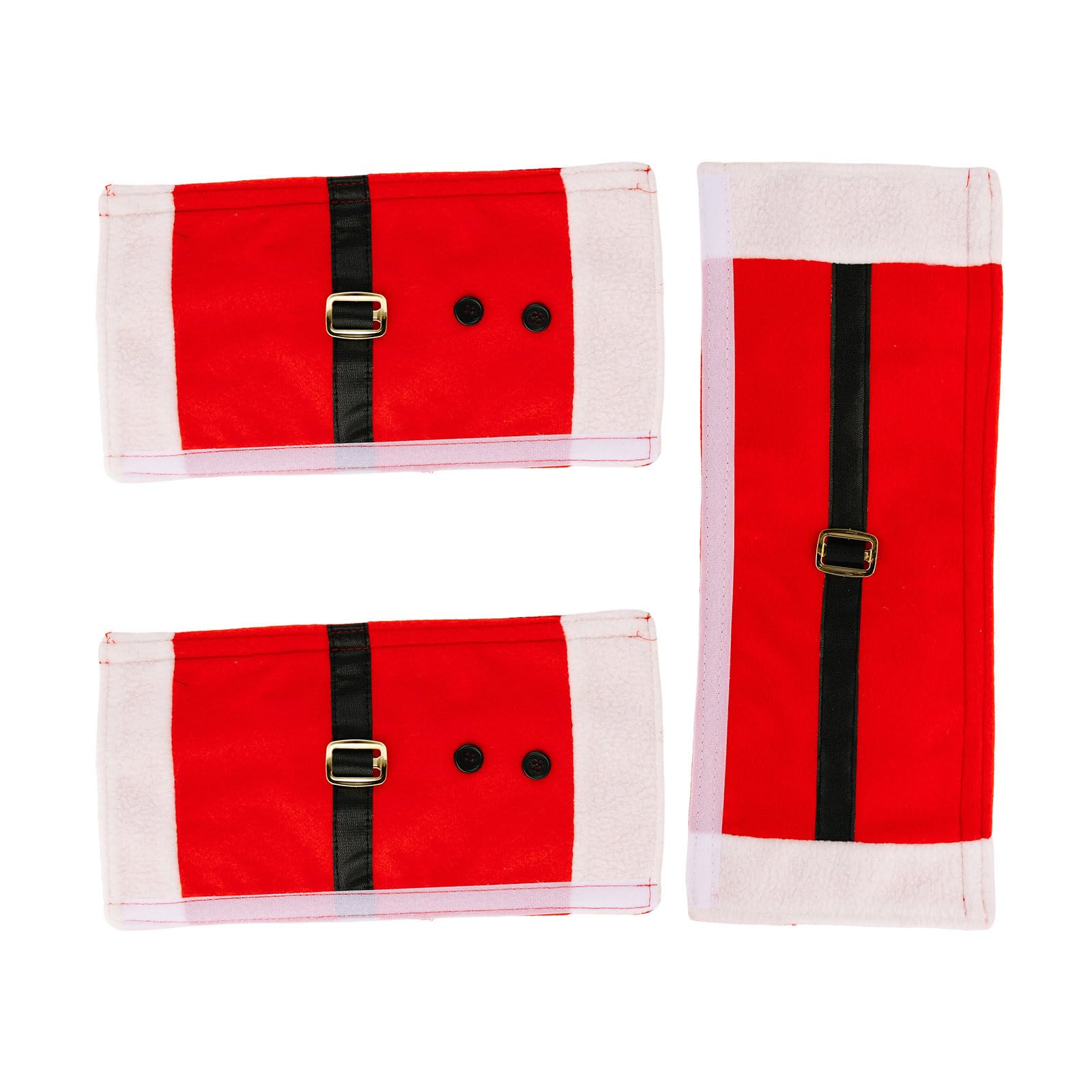 Xjdzineq Christmas Fridge Handle Protector Santa Theme Washable Textile for Most Handle Type Christmas Fridge Decoration