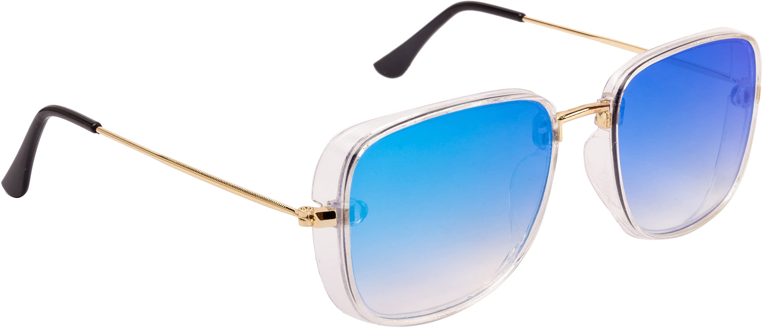 NuVew® UV Protected/Mirrored Unisex Wayfarer/Square Sunglasses