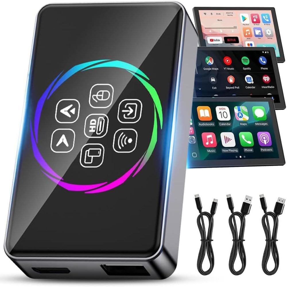 ETZIN Multimedia Car Smart Box, Android 13.0, Carplay Ai Box, HDMI, LED, 4+32GB, 4-in-1 Wireless CarPlay/Android Auto Comes with Play Store, Streaming Video, Only for The Vehicle (EPL-1520WA)-image-13