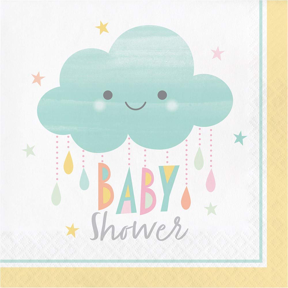 Creative Converting LUNCHEON NAPKIN, BABY SHOWER, 6.5