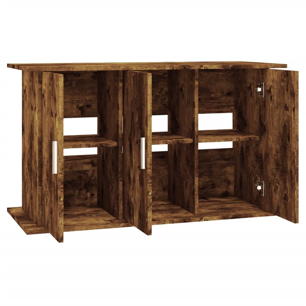 ZEYUAN Aquariumständer Räuchereiche 101x41x58 cm Holzwerkstoff, Aquarium Unterschrank, Aquarium Schrank, Aquariumschrank, Aquarium Tisch, Aquarium Stands 833636