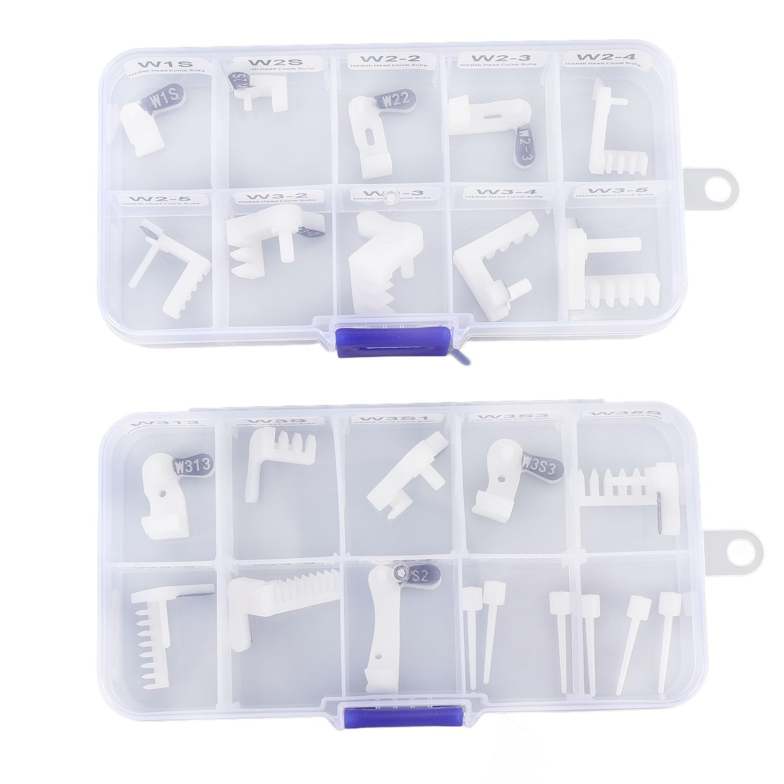 Eujgoov Set di Strumenti Pettine di Ricambio per Testina HDD da 24 Pezzi, Kit di Riparazione del Disco Rigido per Il Recupero dei Dati | Plastica ABS modellata di precisione, set da 24 pezzi, pettini per la testa multi-modello, separazione della testa sen