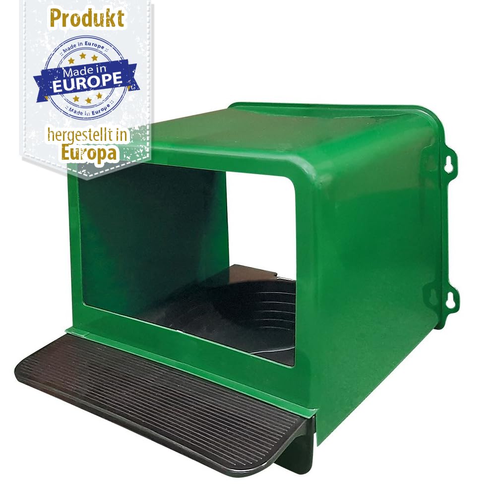 Breker Casa para palomas, 1 compartimento, plástico, moderno, verde/negro, paloma, codorniz, gallina enana