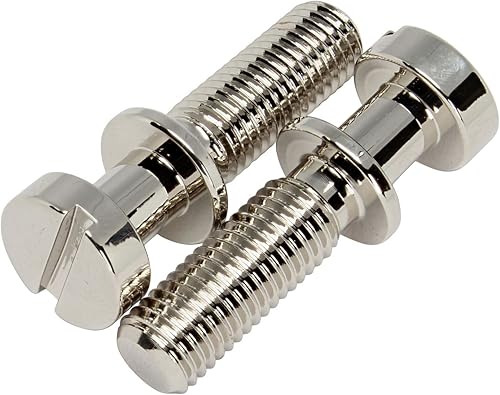 Los pernos de montaje de cordal de latón niquelado se adaptan a guitarras Gibson