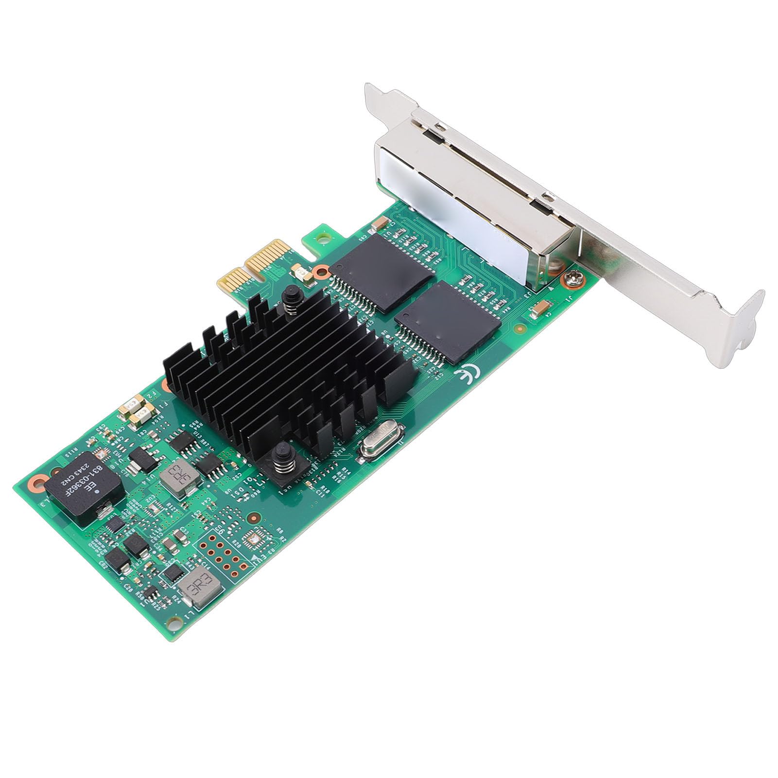 Ejoyous Scheda di Rete Gigabit Ethernet PCIe, 4 Porte RJ45 1GbE