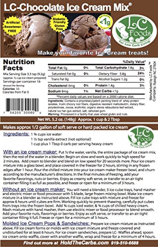 Lc Foods Chocolate Ice Cream Mix | Natural Ingredients | No Artificial Flavors | No Sugar | Diabetic Friendly thumb #6