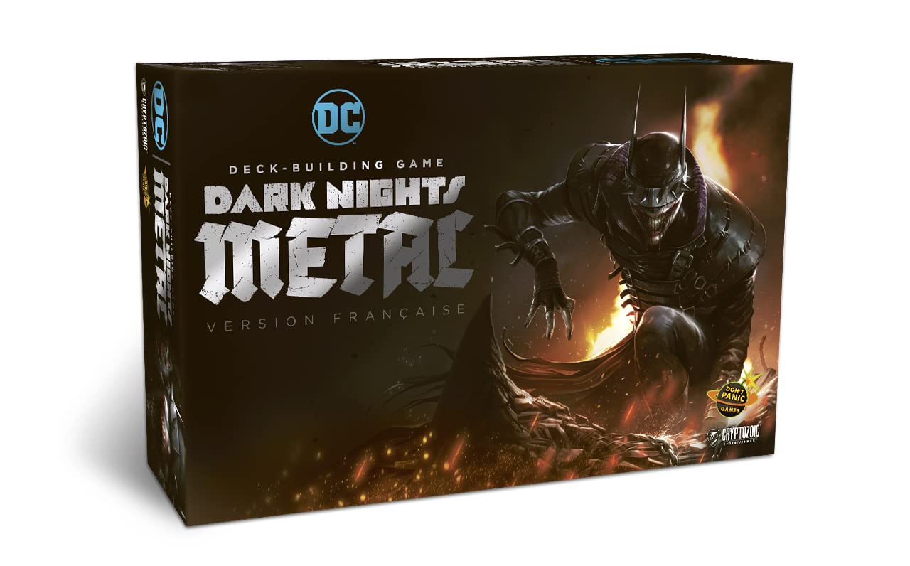 Don't Panic Games | DC Comics Deck-Building Game : Dark Nights Metal (Stand Alone) | Jeu de société | À partir de 14 Ans | 2-5 Joueurs | 45 Minutes