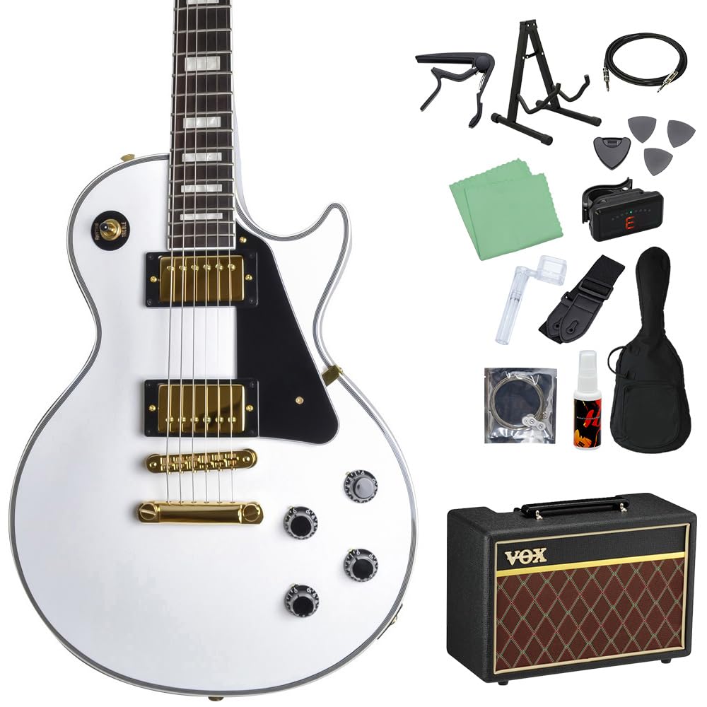 Amazon | Burny SRLC55 White 初心者14点セット 【VOXアンプ付き 