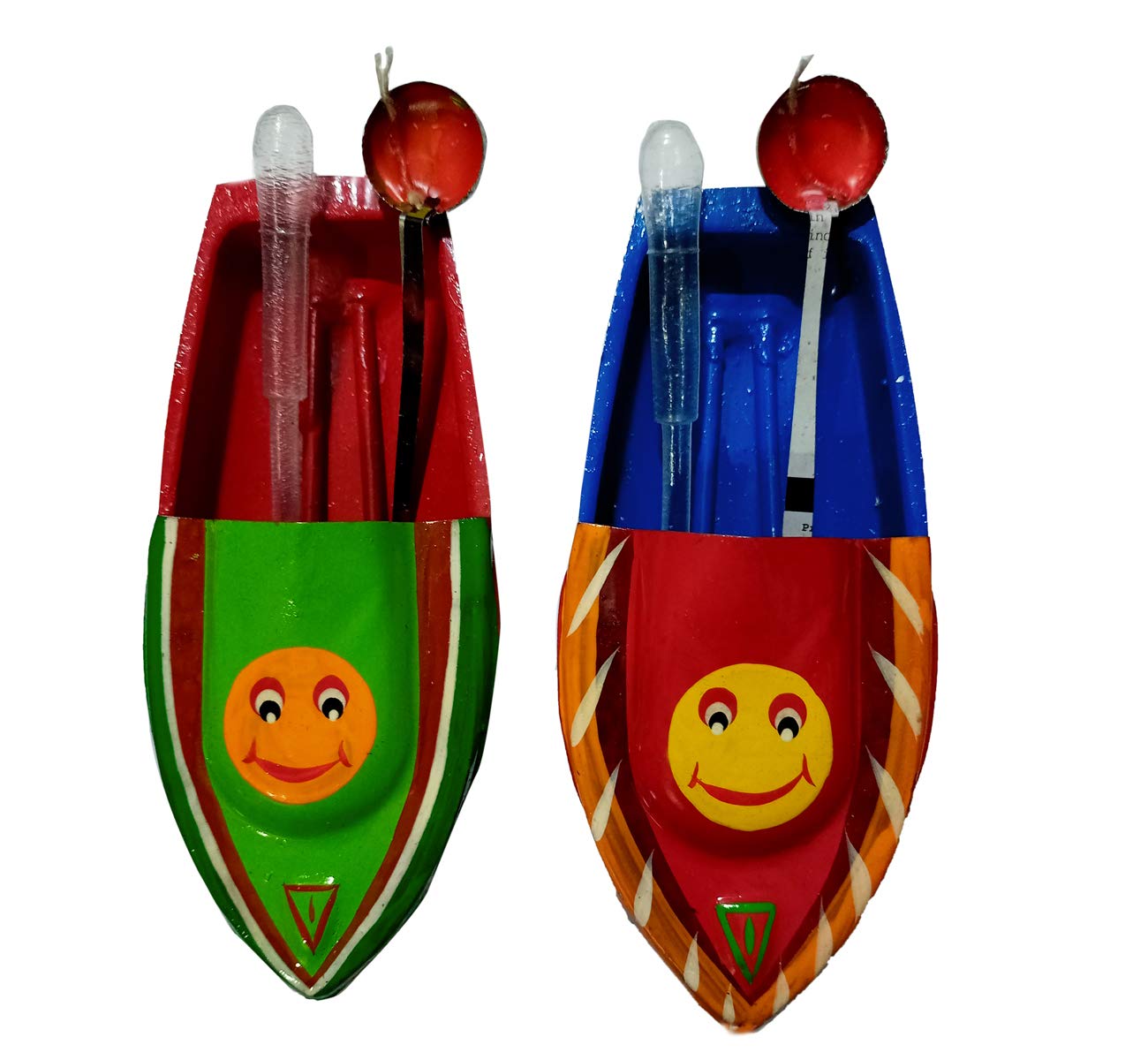 ODDCLICK Bg Bazzar Gali Handmade Design Boat Put Put Steamer (2 Smiley Naav), Multicolor (B08N2HBWFW) Amazon Price History, Amazon Price Tracker