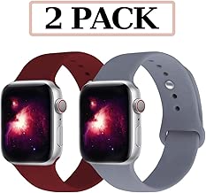 GZ GZHISY Compatible for Apple Watch Band 38mm 40mm 42mm 44mm, Soft Silicone Sport Strap Replacement iWatch Wristbands Compatible for iWatch Apple Watch Series 1, 2, 3, 4, 5 - coolthings.us