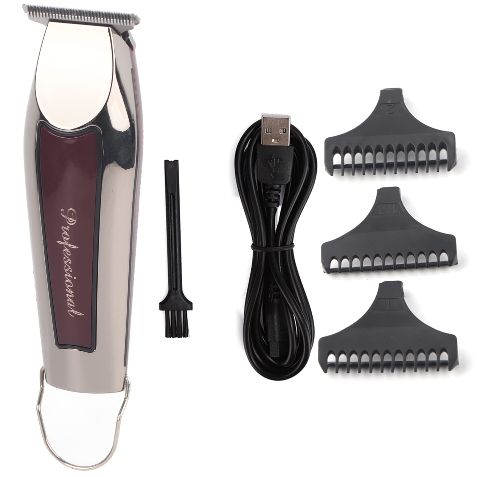 Tondeuse à Cheveux, Tondeuse à Cheveux, Tondeuse à Cheveux, Tondeuse à Barbe électrique Rechargeable USB pour Hommes, Tondeuse à Cheveux Longs, Tondeuse à Cheveux (Spécifications
